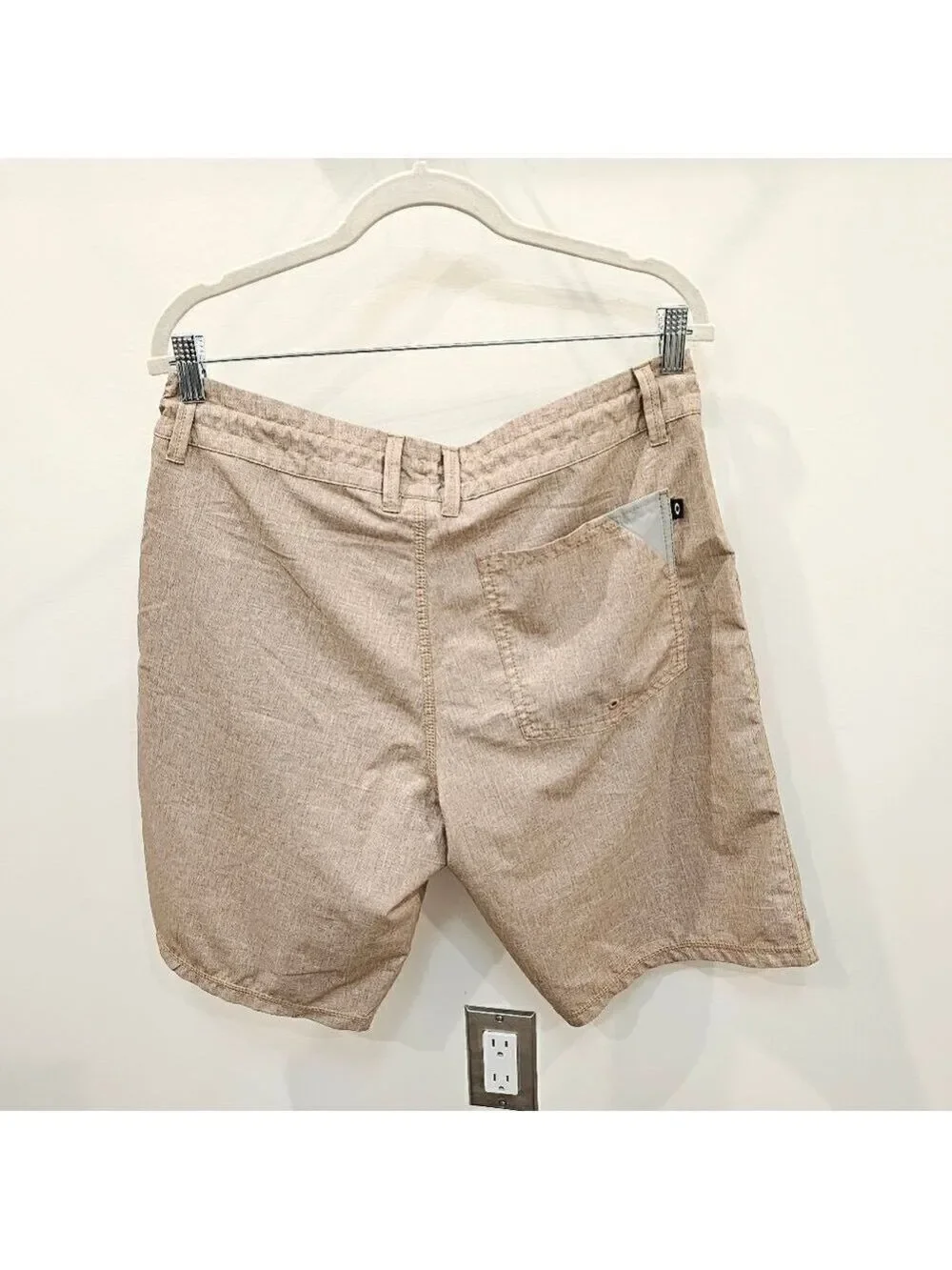 Oakley Tan Quick Dry Hybrid Swim Athletic Shorts Size 32